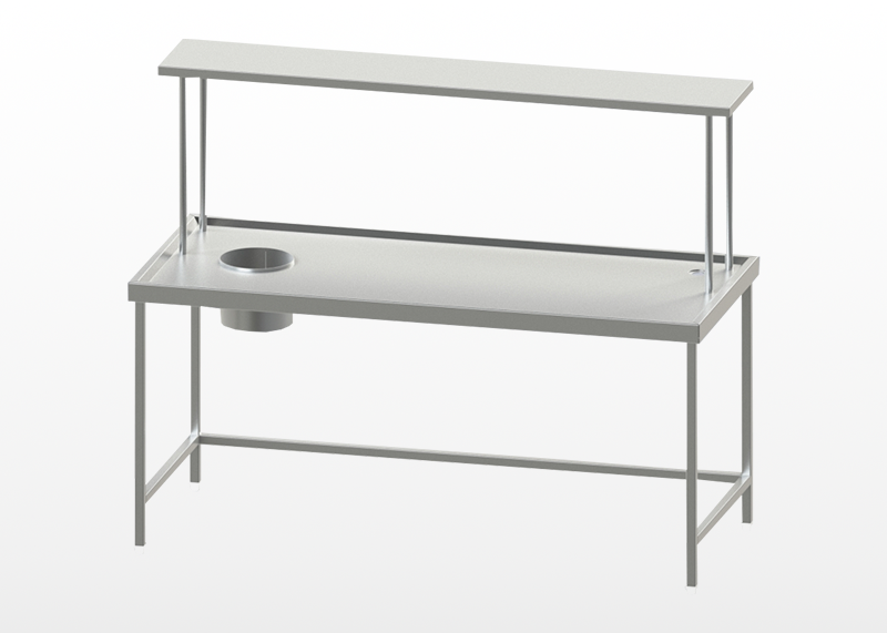 Dish Landing With Table